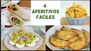 4 Aperitivos fáciles para NAVIDAD ¡¡RIQUISIMOS [upl. by Joane]