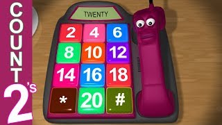 Counting by 2s  Learning to Count by Two for Kids [upl. by Tloc]