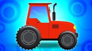 trattore  formazione e usi  Tractor  Formation And Uses  Kids Play Time Italiano [upl. by Nnayhs]