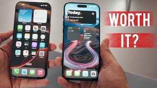 iPhone 16 Pro vs iPhone 15 Pro Handson  Is it worth the upgrade [upl. by Gussman399]