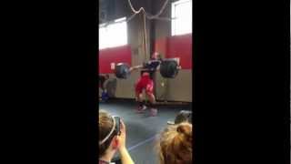 CrossFit  Rich Froning Snatches 300 Pounds [upl. by Ainit]