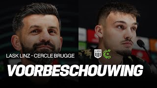 LASK LINZCERCLE BRUGGE  UEFA CONFERENCE LEAGUE  SEASON 20242025  PRESS CONFERENCE MD1 [upl. by Edwin]