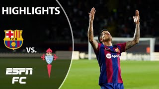 BARCELONA WITH THE COMEBACK 👏 Barcelona vs Celta Vigo  LALIGA Highlights  ESPN FC [upl. by Ledda447]