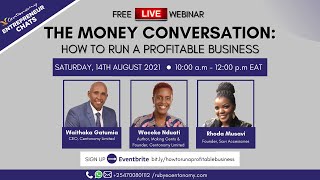 CENTONOMY ENTREPRENEUR CHATS The Money Conversation How to Run a Profitable Business [upl. by Hancock]