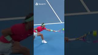 INSANE Nadal Athleticism Against Thiem 🔥 [upl. by Noid552]