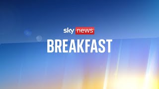 Sky News Breakfast as farmers plan a tractor protest at the Welsh Labour conference [upl. by Nahtaj]