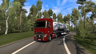 Reservoir Tank Delivery  Renault T Sleeper  Euro Truck Simulator 2 ets2 ets2busdriving ets2mods [upl. by Peterus]