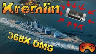 Diese Kremlin drückt 368K DMG amp 19 ZITAS quotReplayquot in World of Warships [upl. by Ntisuj]