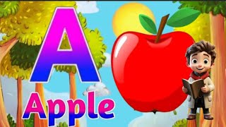 A for Apple B for Ball  English Alphabets  Alphabets  A for Apple  ABCD  Educational videos [upl. by Anjanette]