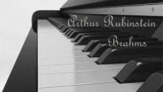 Arthur Rubinstein  Brahms Rhapsody Op 79 No 1 in B minor [upl. by Four]