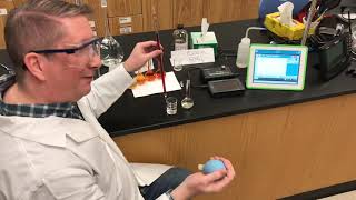 Spectrophotometric determination of an equilibrium constant [upl. by Auqenahc]