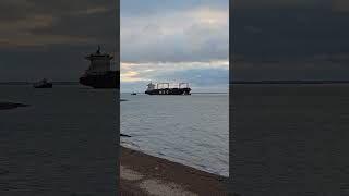 Cargo Ship Felixstowe Docks [upl. by Doownyl]