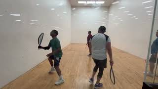 122023 Racquetball Doubles Game 1 [upl. by Airbmak]