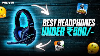 Best Headphones Under 500  Best Headphones for Gaming  Best Gaming Headphones [upl. by Bisset]