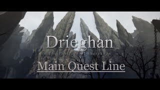 Black Desert  Drieghan  Main Quest Line [upl. by Barthold]