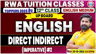 Class 12 English Grammar Direct and Indirect Speech  12th English Grammar Imp Topic By RWA [upl. by Delia304]