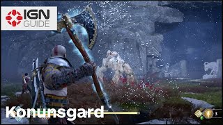 God of War  KonunsgardHail to the King Walkthrough  Part 1 [upl. by Anauqes]