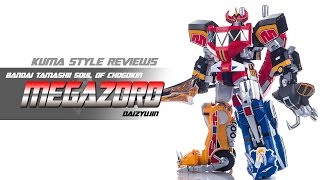 Toy Review Bandai Soul of Chogokin GX72 Megazord Daizyujin [upl. by Raybin801]