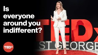 How to get people to give a sht  Jessica Kriegel  TEDxStGeorgeStudio [upl. by Yhtak]