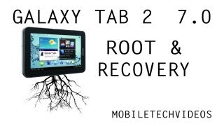 Galaxy Tab 2 70 How to Root amp Recovery [upl. by Wassyngton338]