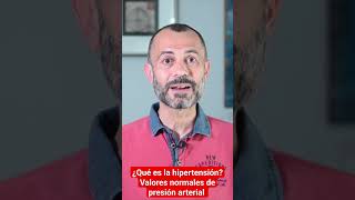 ¿Qué es la hipertensión Valores normales de presión arterial ciencia AntonioProfe [upl. by Ludlew]