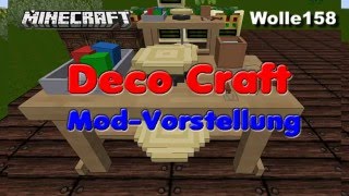 DecoCraft Deutsch Minecraft Mods Vorstellung [upl. by Nakre]