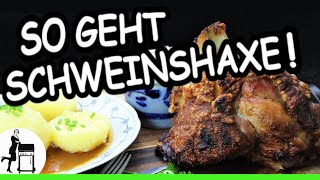 Schweinshaxe mit Soße für alle  Rezept für Grill UND Backofen [upl. by Wilda]