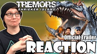 TREMORS SHRIEKER ISLAND  Official Trailer Reaction Tremors 7 [upl. by Aland]