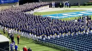 2018 USAFA Graduation March On [upl. by Ellevel]