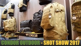 SHOT Show 2017 Condor Outdoor  2 New Tactical Yet Practical Backpacks [upl. by Ashok]