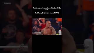 The time we witnessed one of the best RKOs ever wwe rko randyorton [upl. by Campman]