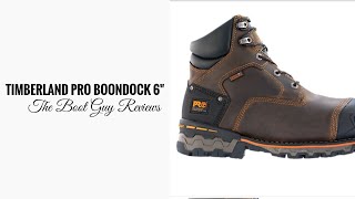 TIMBERLAND PRO BOONDOCK 6quot  The Boot Guy Review [upl. by Gerty414]