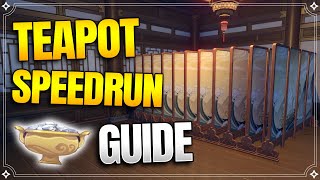 Fast Level Up  Serenitea Pot Guide  Teapot【Genshin Impact】 [upl. by Rosemaria]