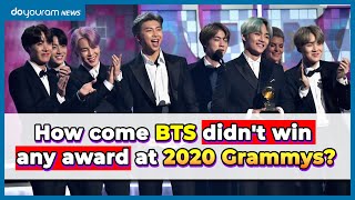 BTS grammy interview 2020 eng sub grammy bts performance [upl. by Fu447]