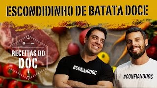 ESCONDIDINHO DE BATATA DOCE  Receitas do DOC [upl. by Arabel]