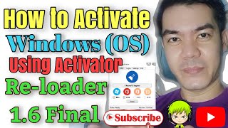 HOW TO ACTIVATE WINDOWS 10 Using Reloader 16 Final [upl. by Bose703]