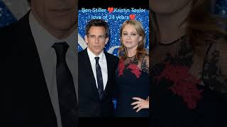 24 years of love ❤️Ben Stiller and Christine Taylor shortvideo lovestatus family [upl. by Neyut]