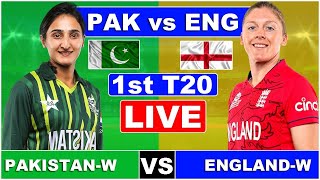 Pakistan Women Vs England Women 1st T20I  ENGW vs PAKW Live 1st Innings [upl. by Mord314]