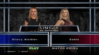 Stacy Keibler vs Sable Single [upl. by Sorac]