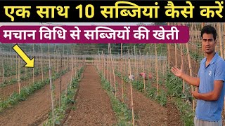 मचान विधि से सब्जियों की खेती कैसे करें संपूर्ण जानकारी  Multilayer farming in India [upl. by Faruq]