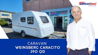 Presentazione caravan weinsberg Caracito 390 QD  Nuovo [upl. by Bluefarb]