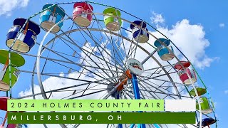 2024 Holmes County Fair Millersburg OH  4K HDR [upl. by Resaec205]