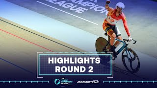 Round 2 Panevézys  Highlights  UCI Track Champions League  Eurosport [upl. by Lydnek]