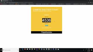 NIKON D750 SHUTTER COUNTER [upl. by Liane]