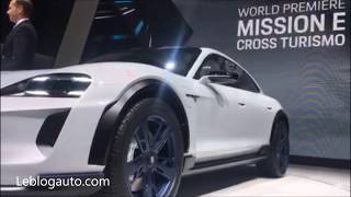 Salon de Genève 2018  Porsche Mission E Cross Turismo [upl. by Bourgeois721]