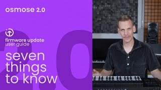 osmose 20 firmware update  7 things to know [upl. by Nappie]