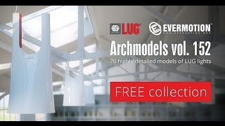 Evermotion Archmodels vol 152 FREE lamps collection [upl. by Leopoldeen]