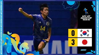 AFCU17  Full Match  Final  Korea Republic vs Japan [upl. by Harcourt547]