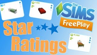 Sims Freeplay  3 star objects amp what they mean [upl. by Malim]