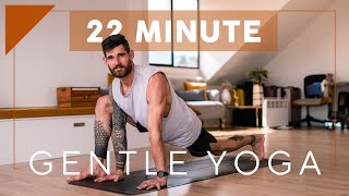 22 Minute Full Body Gentle Yoga Practice for Beginners and Athletes [upl. by Bartko]